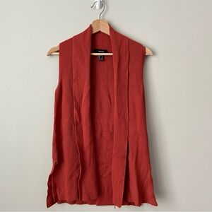 Forever 21 Rust Open Front Cardigan